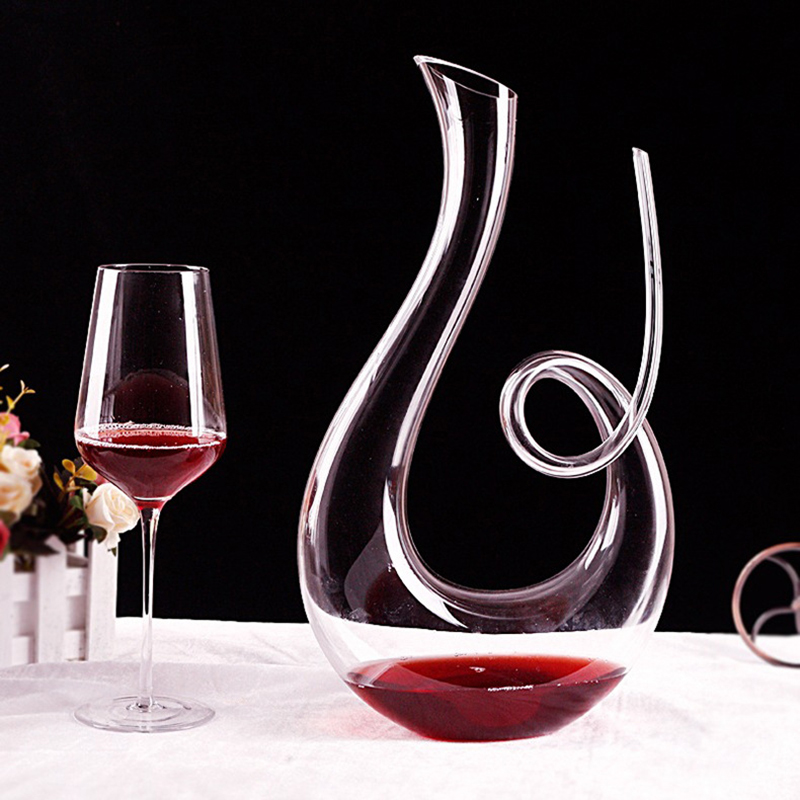 Decanter Aerator Set - Swan Red Wine Decanters ขวดเหล้าไวน์มือเป่า Bar