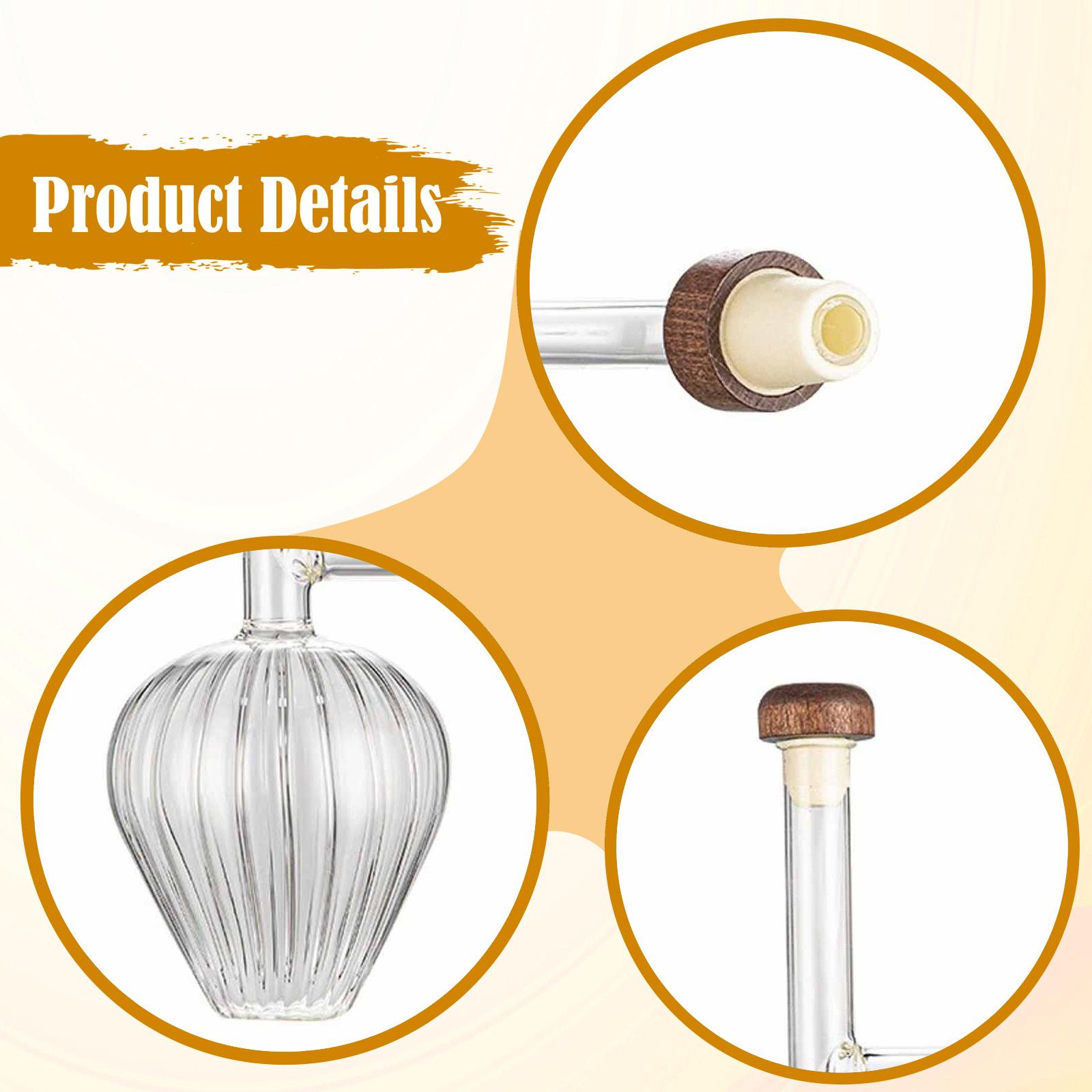 Decanter Aerator Set - ชุดแก้วกรองแบบพกพา ดีไซน์สร้างสรรค์ สำหรับคนรักวิสกี้และไวน์ เหมาะสำหรับตั้งโชว์บนโต๊ะที่บ้าน