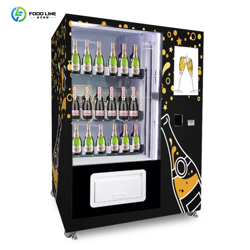 Wine In Beer - เครื่องจำหน่ายสินค้าอัตโนมัติแบบหน้าจอสัมผัสสำหรับเบียร์ แชมเปญ ไวน์ รุ่น Micron Smart