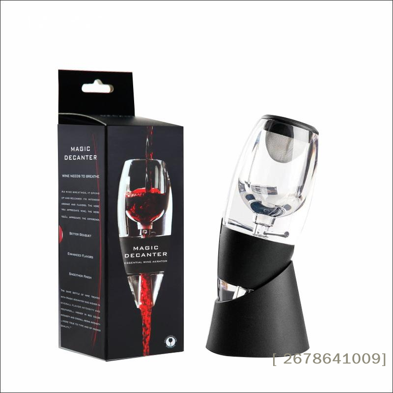 Decanter Aerator Set - ⚑ ชุดอุปกรณ์เติมอากาศสำหรับไวน์แดงและวิสกี้ 1 ชุด สำหรับบาร์ ปาร์ตี้