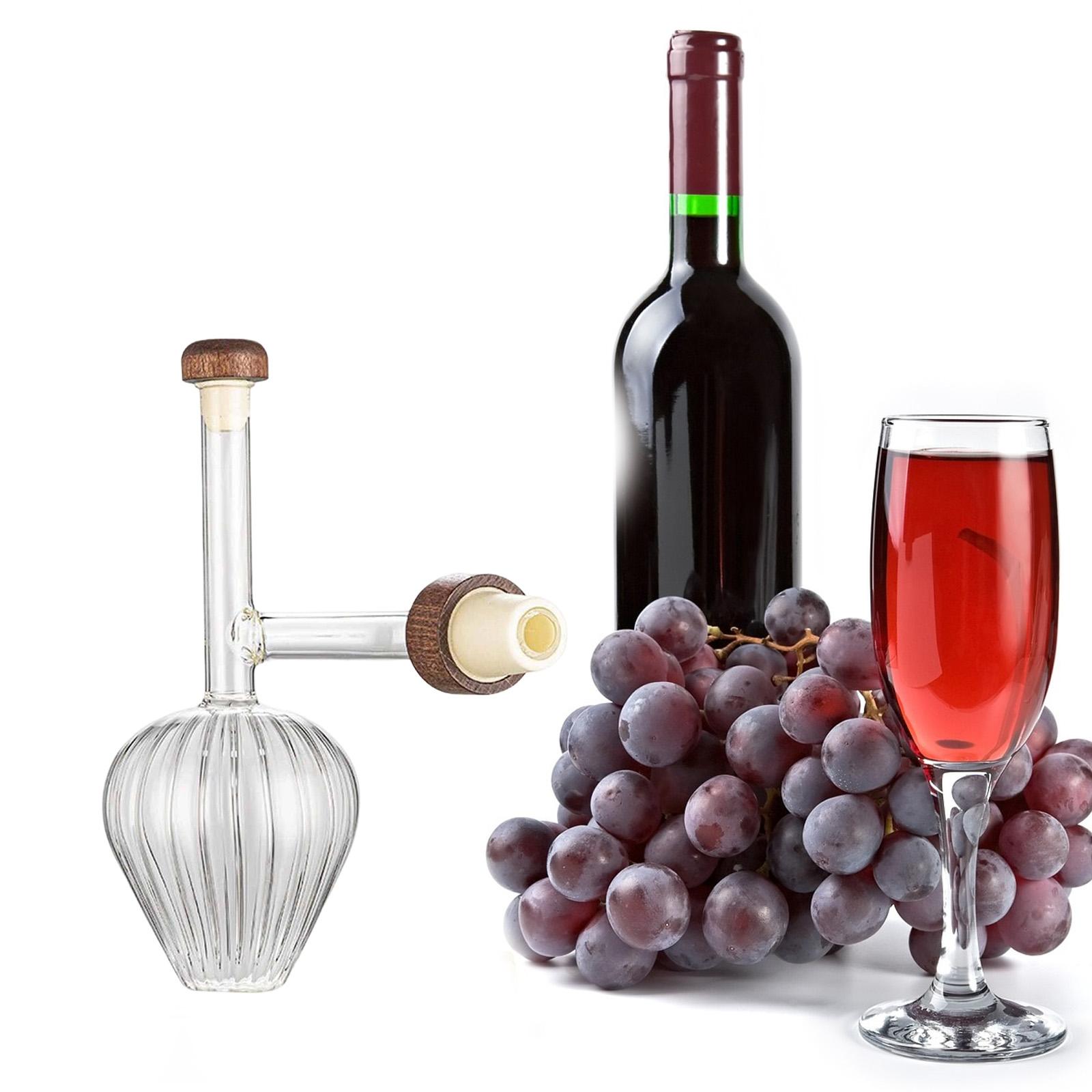 ชุดขวดเหล้าพกพา แก้วใส ขวดเติม - Decanter Aerator Set บทวิจารณ์และราคา