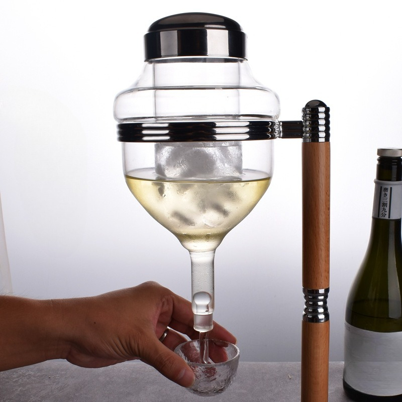ชุดขวดเหล้าสาเกแบบหยดน้ำพร้อมแ - Decanter Aerator Set บทวิจารณ์และราคา