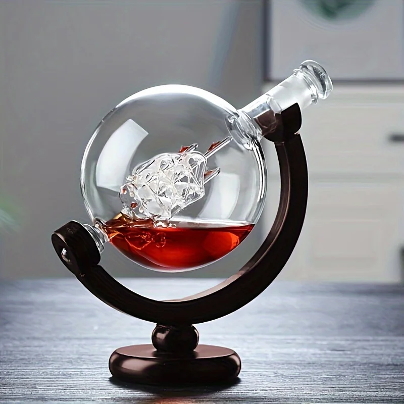 ขวดเหล้าทรงกลมทำจากแก้วบอโรซิล - Decanter Aerator Set บทวิจารณ์และราคา