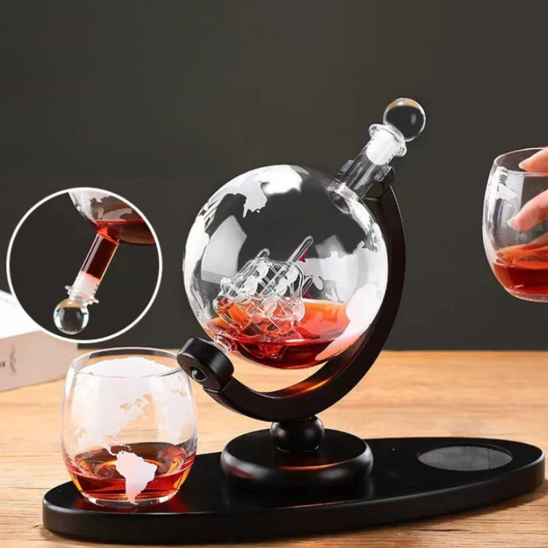 ขวดเหล้าทรงกลมทำจากแก้วบอโรซิล - Decanter Aerator Set บทวิจารณ์และราคา