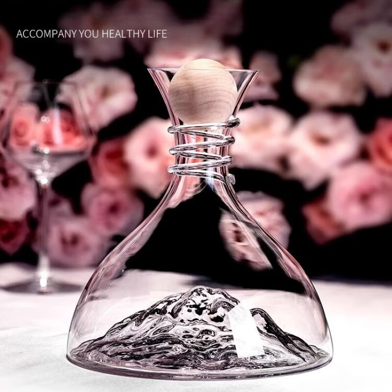 แก้วดีแคนเตอร์ไวน์ทรงภูเขาน้ำแ - Decanter Aerator Set บทวิจารณ์และราคา
