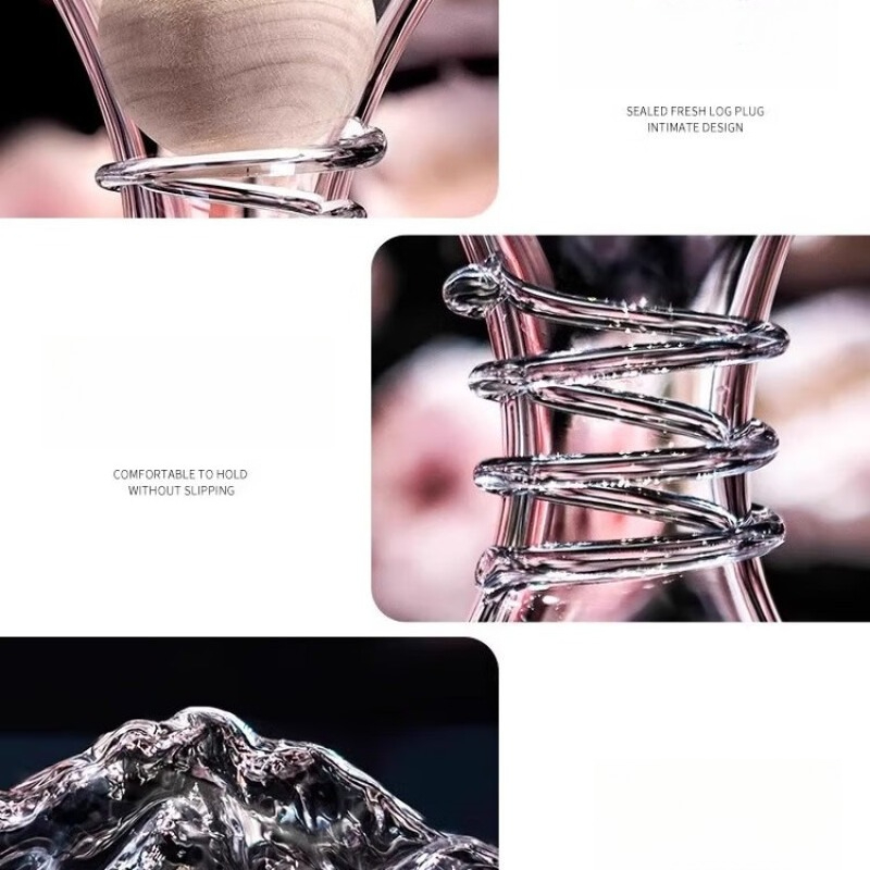 แก้วดีแคนเตอร์ไวน์ทรงภูเขาน้ำแ - Decanter Aerator Set บทวิจารณ์และราคา