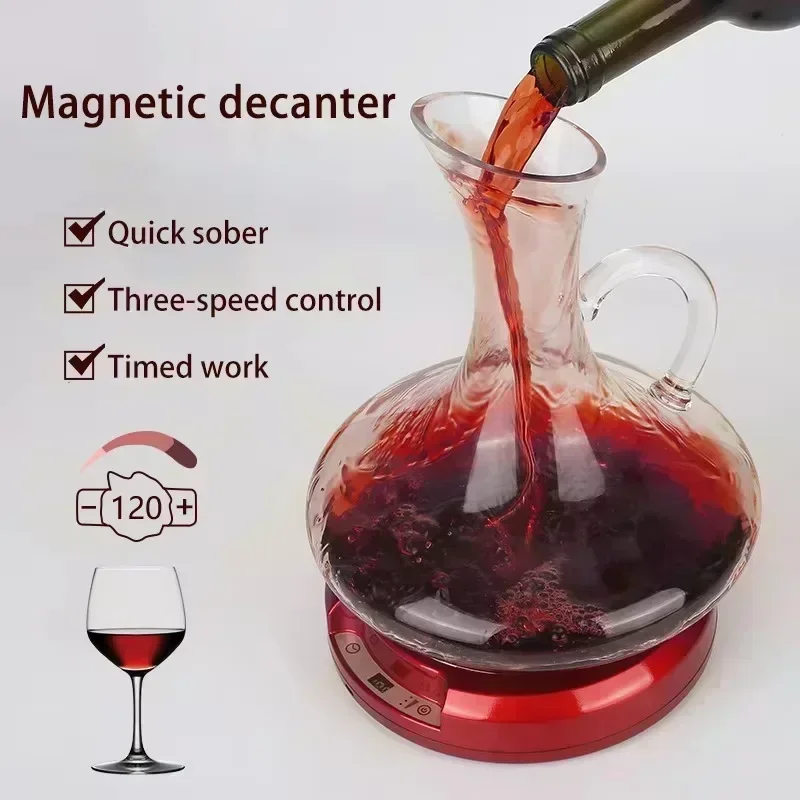 เครื่องเติมอากาศไวน์ไฟฟ้าแบบชา - Decanter Aerator Set บทวิจารณ์และราคา