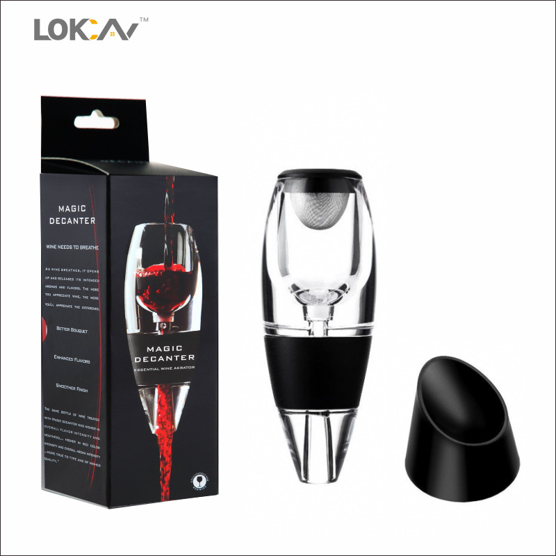 ที่รินไวน์แดงแบบมืออาชีพพร้อมต - Decanter Aerator Set บทวิจารณ์และราคา