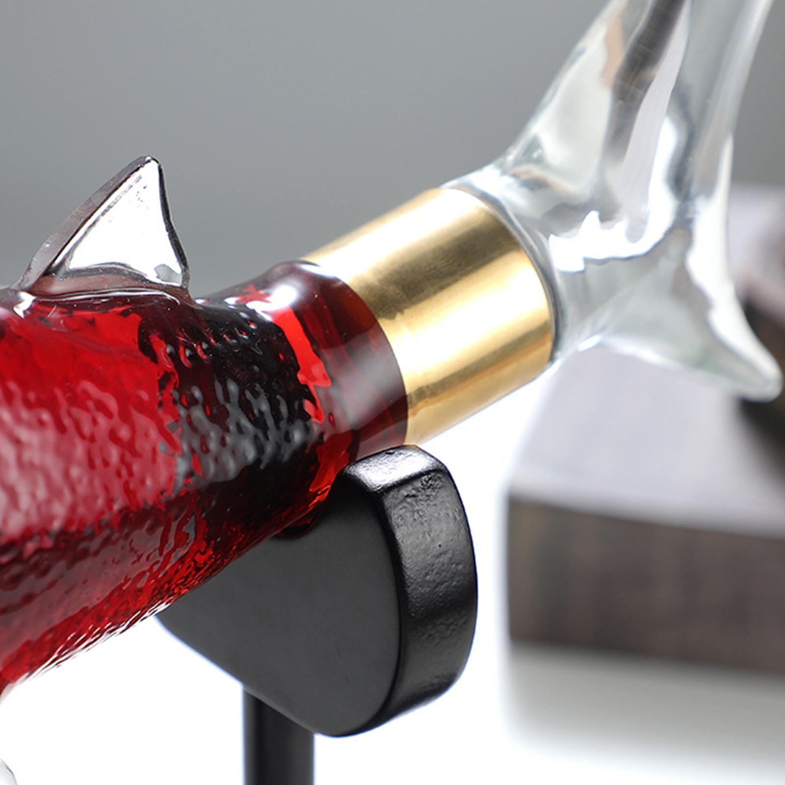 ชุดไวน์รูปปลา พร้อมแก้ว 4 ใบ ส - Decanter Aerator Set บทวิจารณ์และราคา