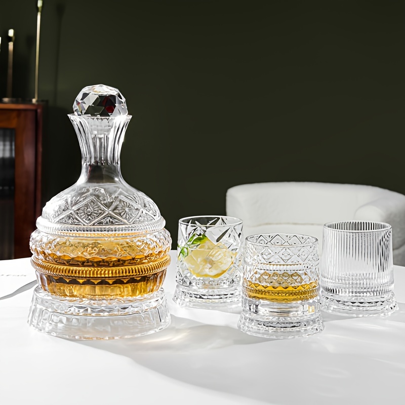 ขวดเหล้าไวน์คริสตัลชุดขวดเหล้า - Decanter Aerator Set บทวิจารณ์และราคา