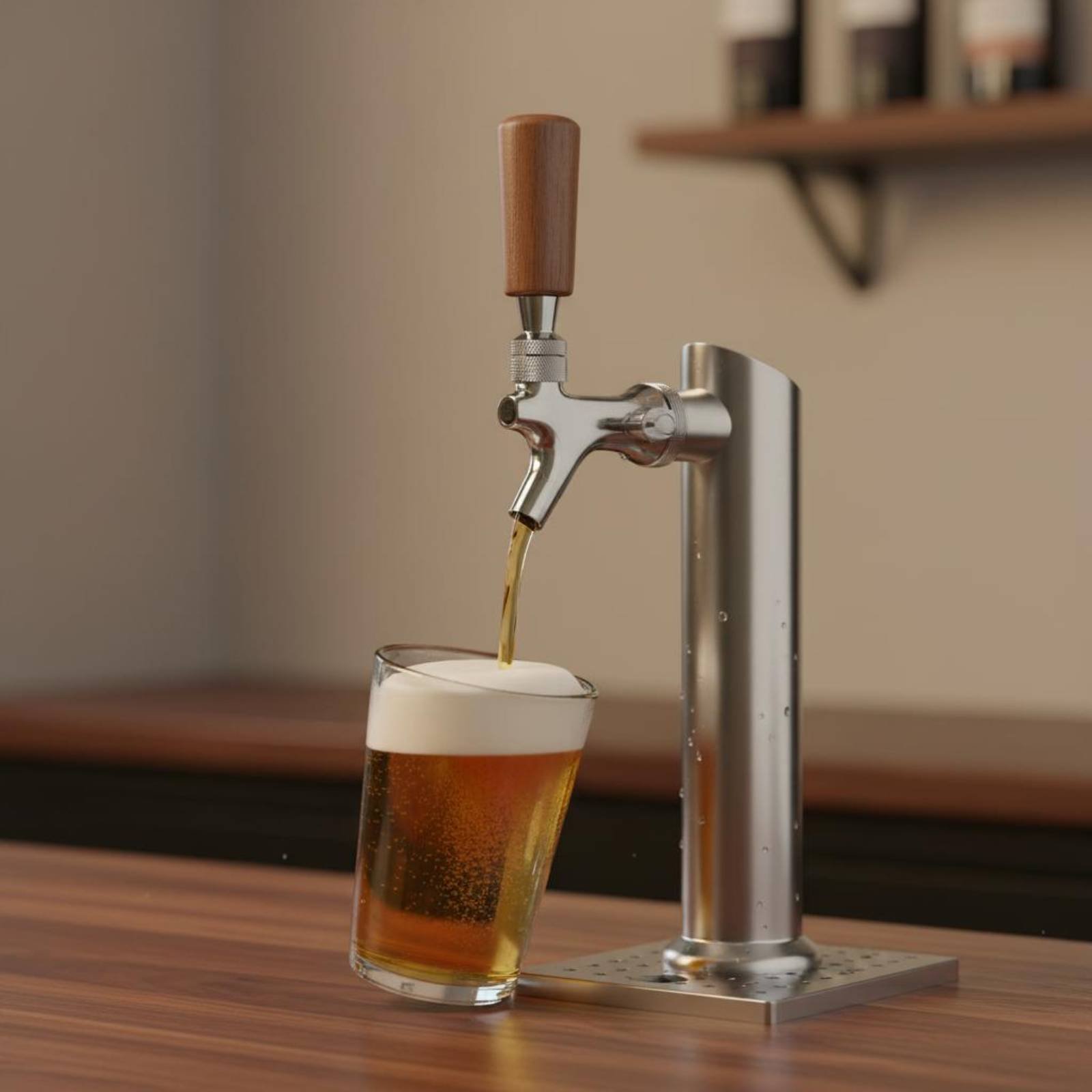 ด้ามจับเบียร์ไม้สั้น ด้ามจับก๊ - Wine In Beer บทวิจารณ์และราคา